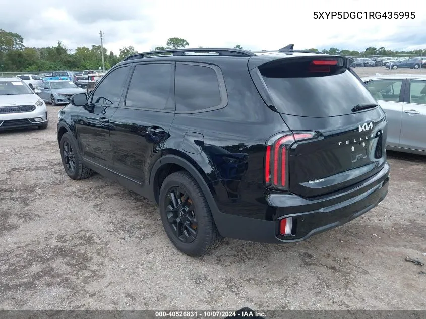 2024 Kia Telluride Sx X-Pro VIN: 5XYP5DGC1RG435995 Lot: 40526831