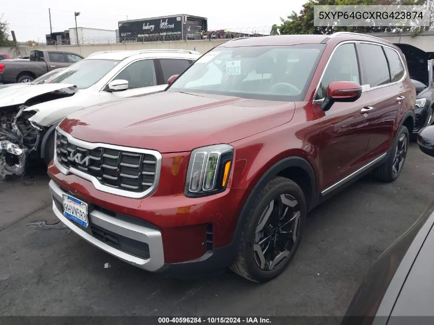 2024 Kia Telluride S VIN: 5XYP64GCXRG423874 Lot: 40596284