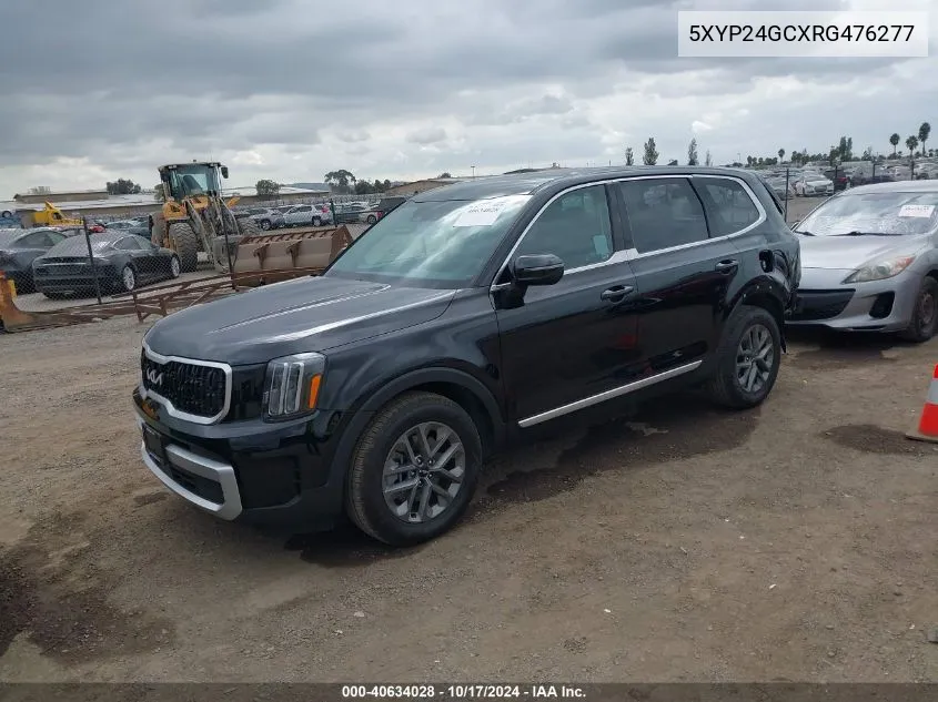 2024 Kia Telluride Lx VIN: 5XYP24GCXRG476277 Lot: 40634028