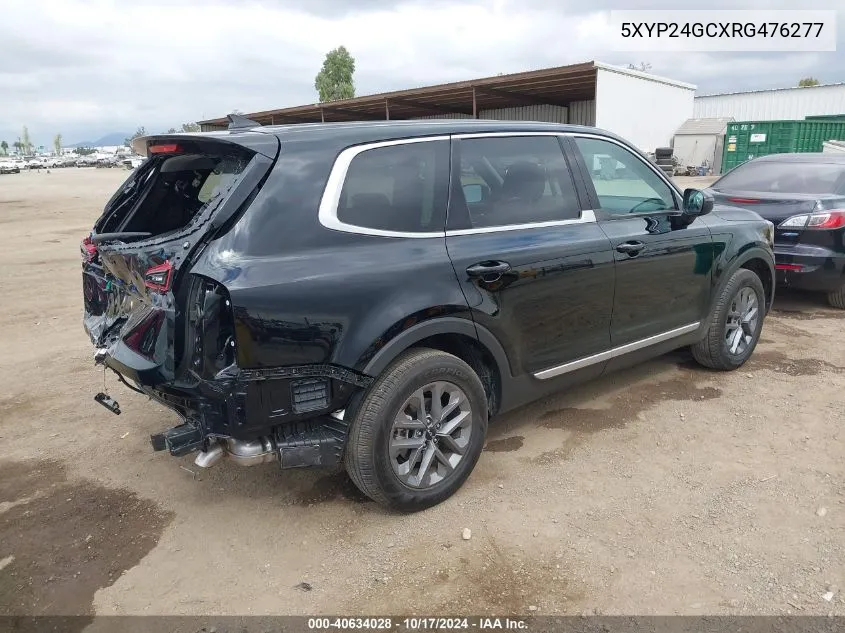 2024 Kia Telluride Lx VIN: 5XYP24GCXRG476277 Lot: 40634028