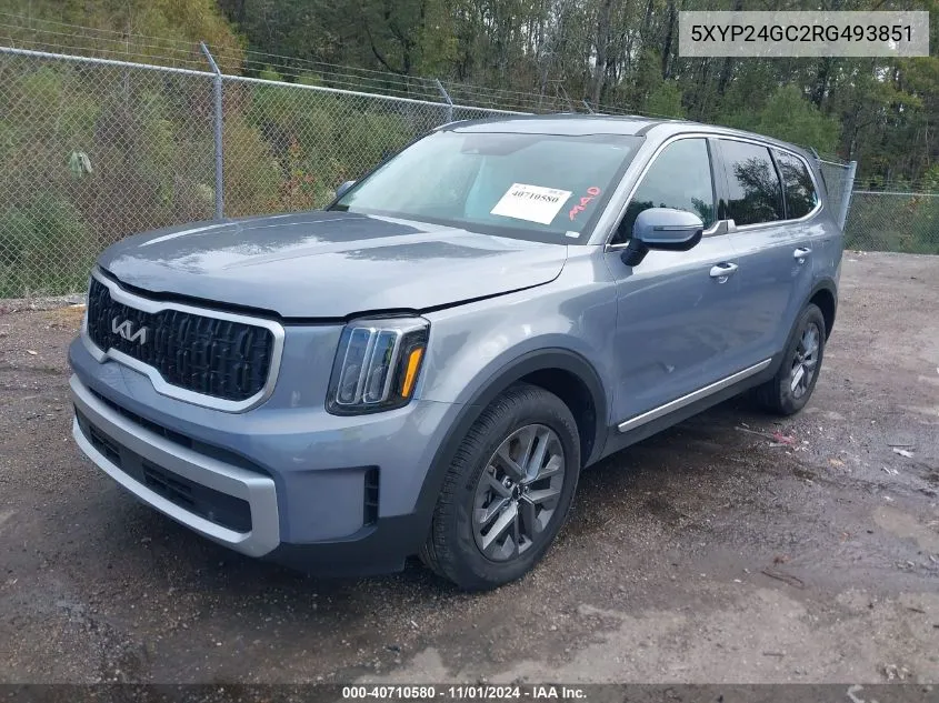 2024 Kia Telluride Lx VIN: 5XYP24GC2RG493851 Lot: 40710580