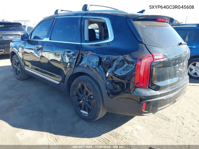 2024 Kia Telluride S VIN: 5XYP64GC3RG45608 Lot: 40773688