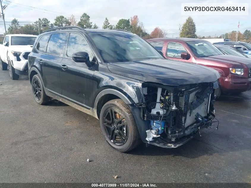 2024 Kia Telluride Ex X-Line VIN: 5XYP3DGCXRG463414 Lot: 40773989