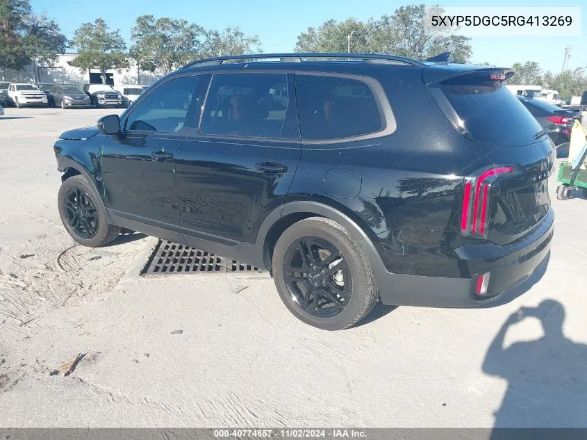 2024 Kia Telluride Sx X-Line VIN: 5XYP5DGC5RG413269 Lot: 40774857