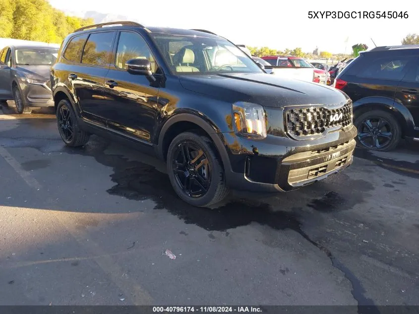 2024 Kia Telluride Ex X-Line VIN: 5XYP3DGC1RG545046 Lot: 40796174