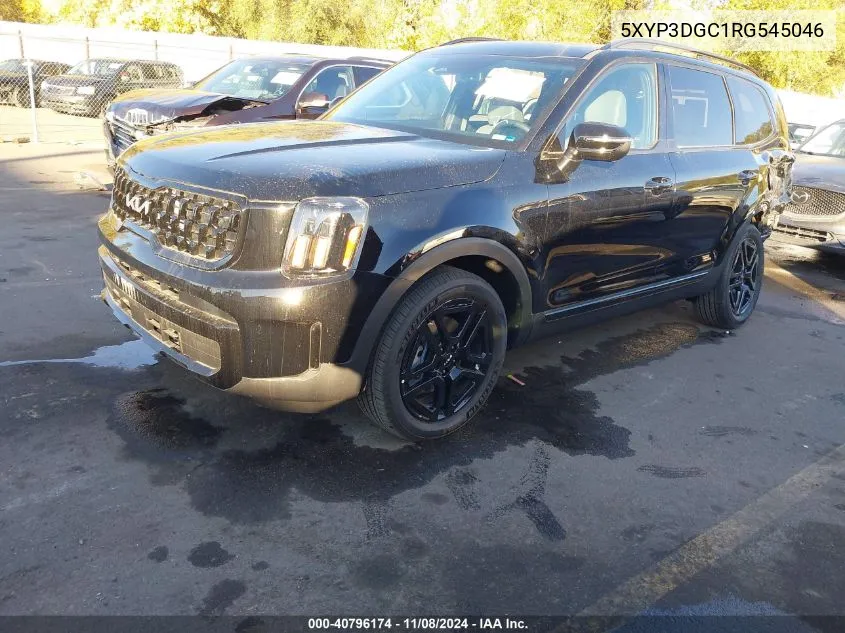 2024 Kia Telluride Ex X-Line VIN: 5XYP3DGC1RG545046 Lot: 40796174