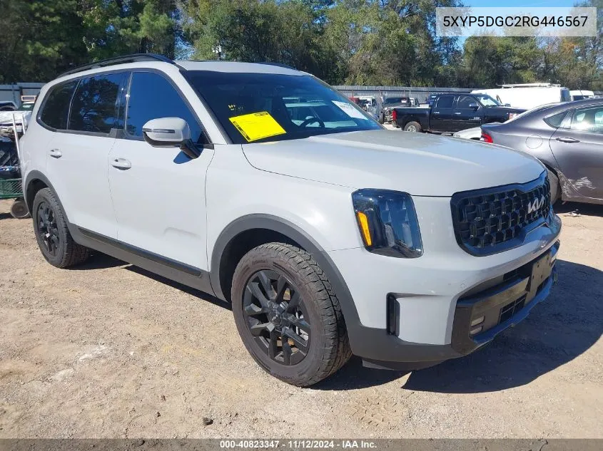 2024 Kia Telluride Sx X-Pro VIN: 5XYP5DGC2RG446567 Lot: 40823347