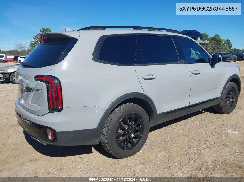 2024 Kia Telluride Sx X-Pro VIN: 5XYP5DGC2RG446567 Lot: 40823347