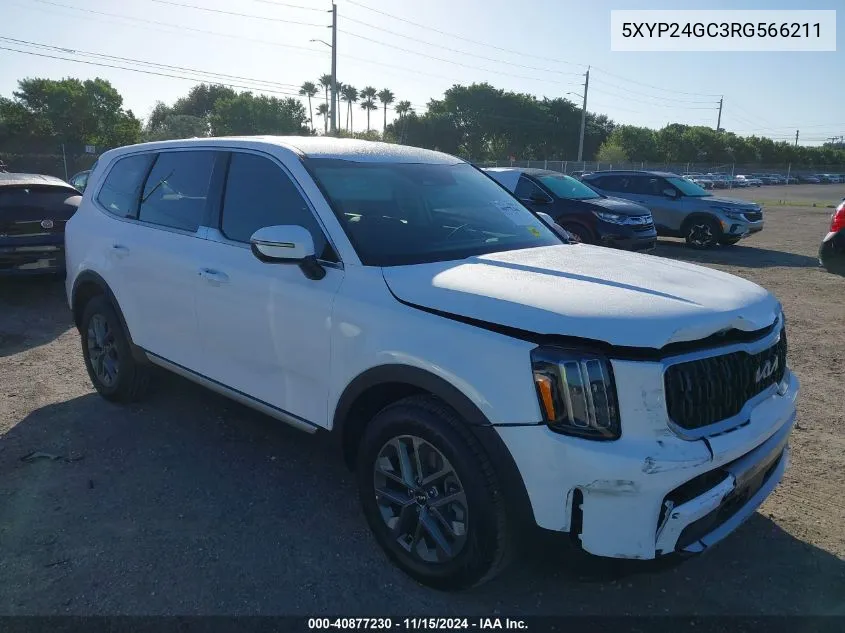 2024 Kia Telluride Lx VIN: 5XYP24GC3RG566211 Lot: 40877230