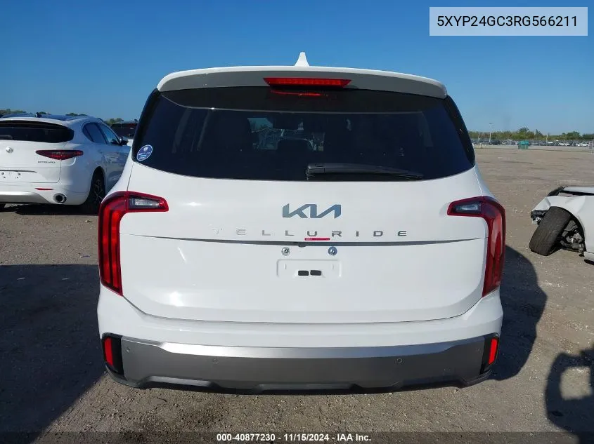 2024 Kia Telluride Lx VIN: 5XYP24GC3RG566211 Lot: 40877230