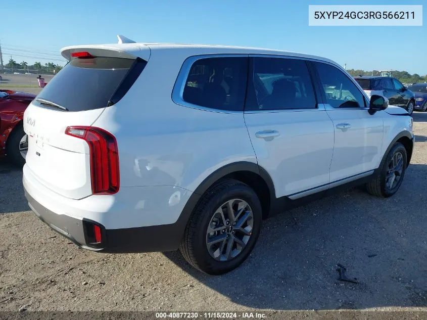 2024 Kia Telluride Lx VIN: 5XYP24GC3RG566211 Lot: 40877230