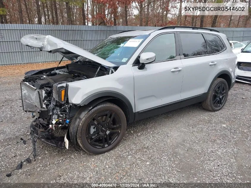 2024 Kia Telluride Sx X-Line VIN: 5XYP5DGC8RG544602 Lot: 40904470