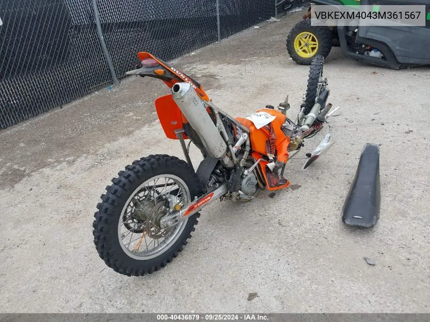 VBKEXM4043M361567 2003 Ktm 520 Exc