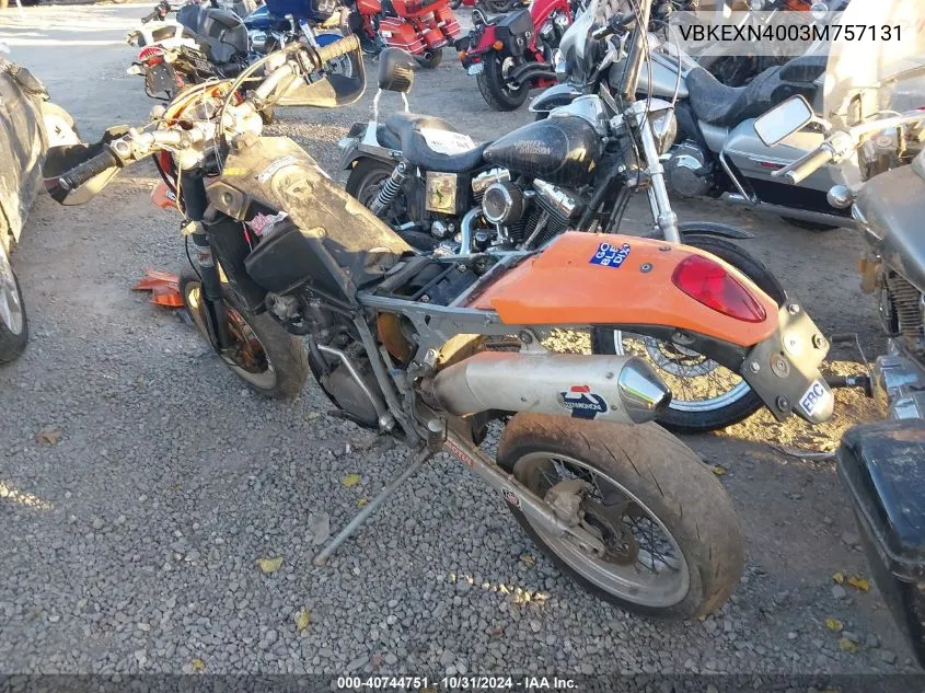 2003 Ktm 620 Exc VIN: VBKEXN4003M757131 Lot: 40744751