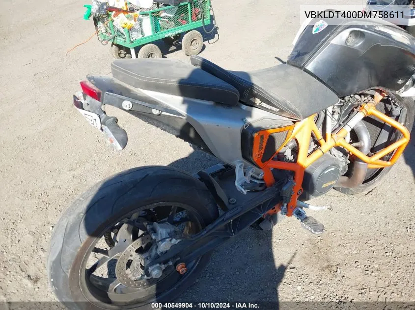 2013 Ktm 690 Duke VIN: VBKLDT400DM758611 Lot: 40549904