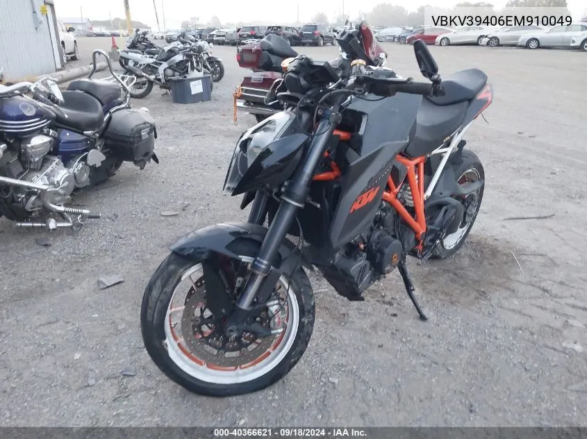 2014 Ktm 1290 Super Duke R VIN: VBKV39406EM910049 Lot: 40366621