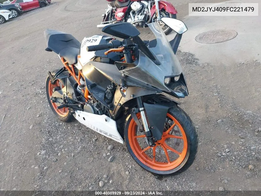 MD2JYJ409FC221479 2015 Ktm 390 Duke