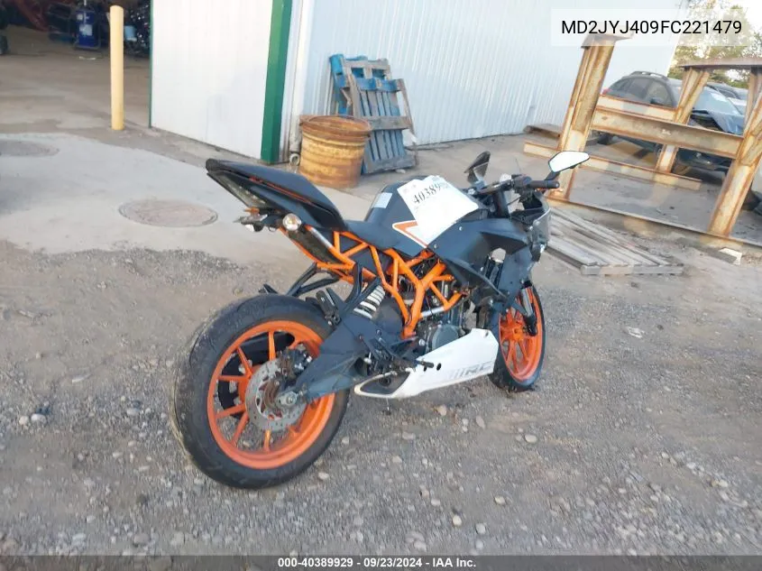 MD2JYJ409FC221479 2015 Ktm 390 Duke