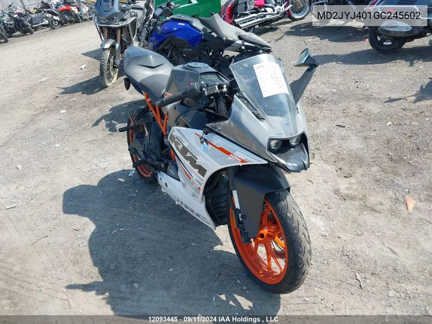 MD2JYJ401GC245602 2016 Ktm 390 Duke