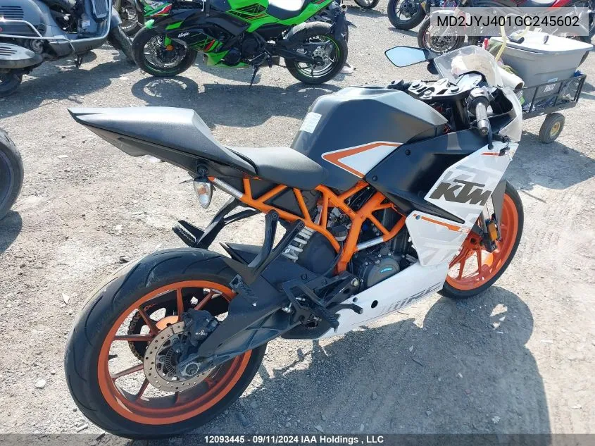 MD2JYJ401GC245602 2016 Ktm 390 Duke