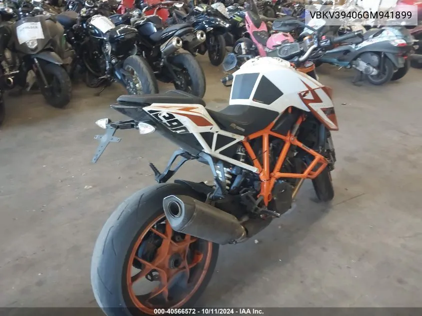 2016 Ktm 1290 Super Duke R VIN: VBKV39406GM941899 Lot: 40566572