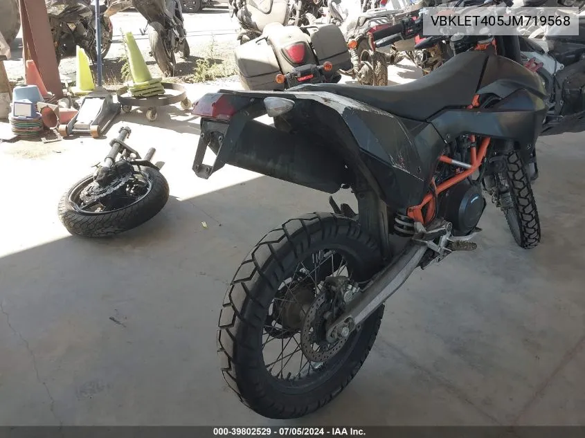 2018 Ktm 690 Enduro R VIN: VBKLET405JM719568 Lot: 39802529