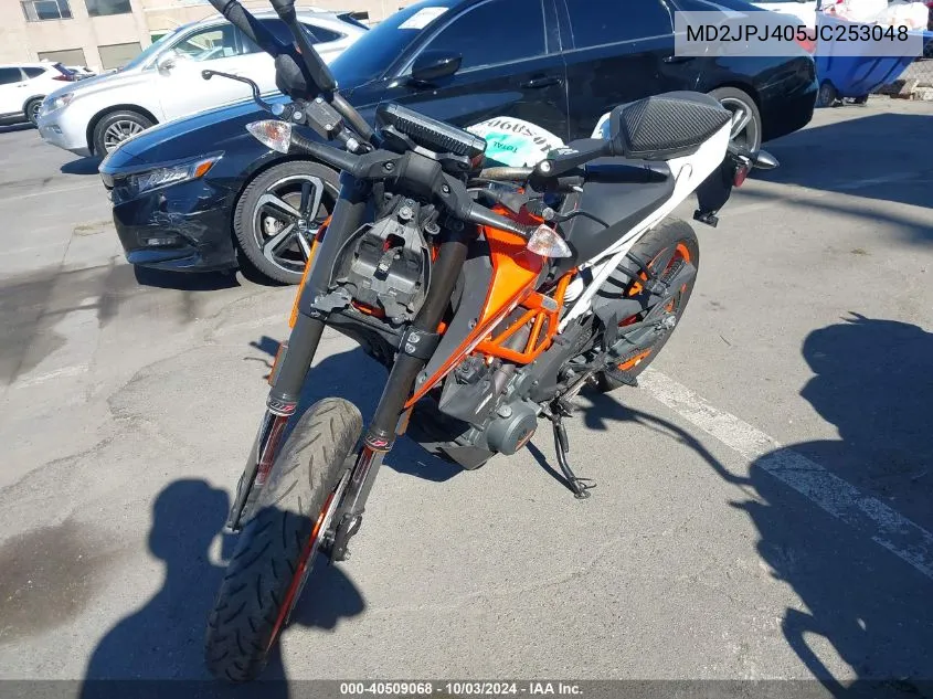 2018 Ktm 390 Duke VIN: MD2JPJ405JC253048 Lot: 40509068