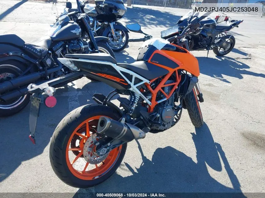 2018 Ktm 390 Duke VIN: MD2JPJ405JC253048 Lot: 40509068