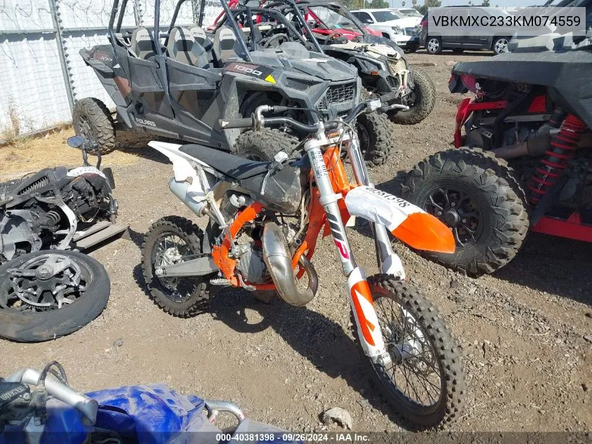 VBKMXC233KM074559 2019 Ktm 85 Sx