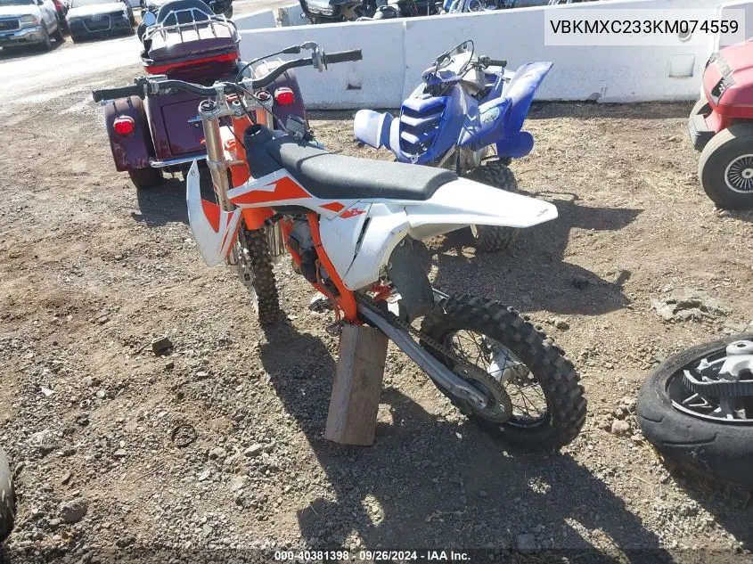 VBKMXC233KM074559 2019 Ktm 85 Sx