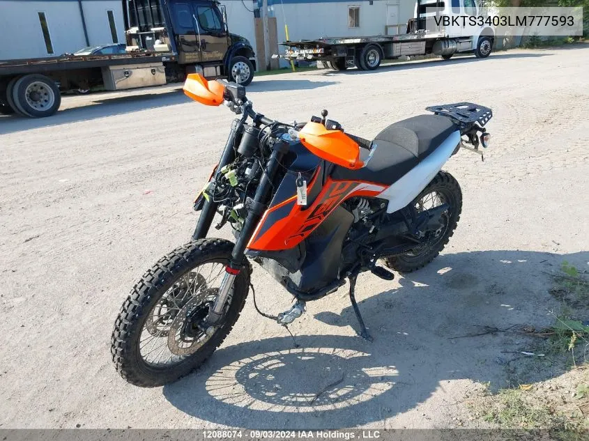 2020 Ktm 790 Adventure VIN: VBKTS3403LM777593 Lot: 12088074