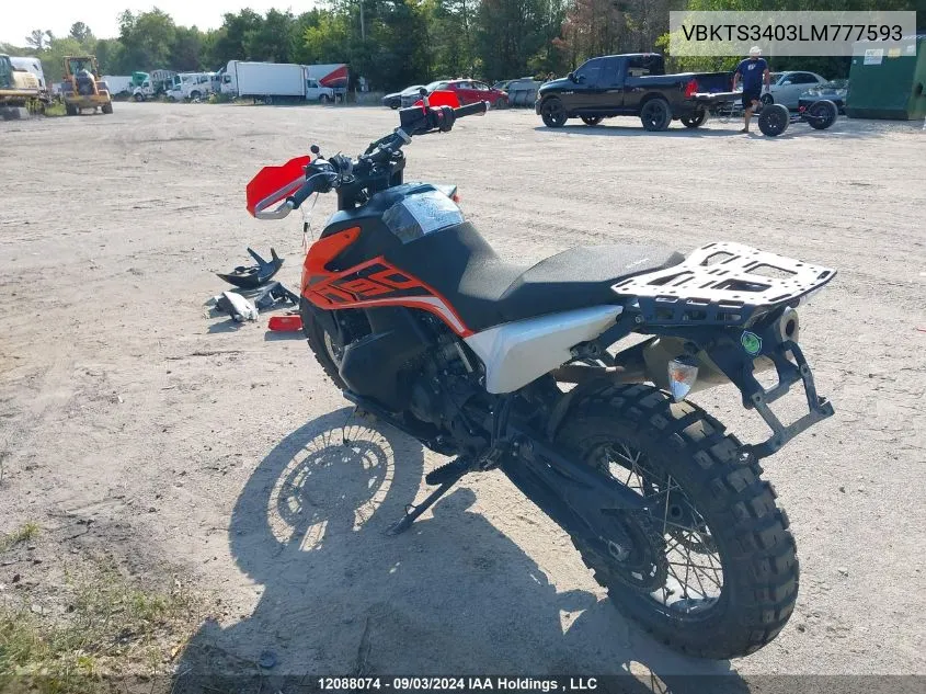 VBKTS3403LM777593 2020 Ktm 790 Adventure