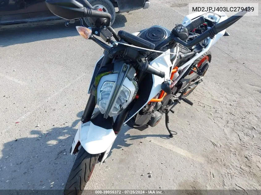 2020 Ktm 390 Duke VIN: MD2JPJ403LC279439 Lot: 39955372