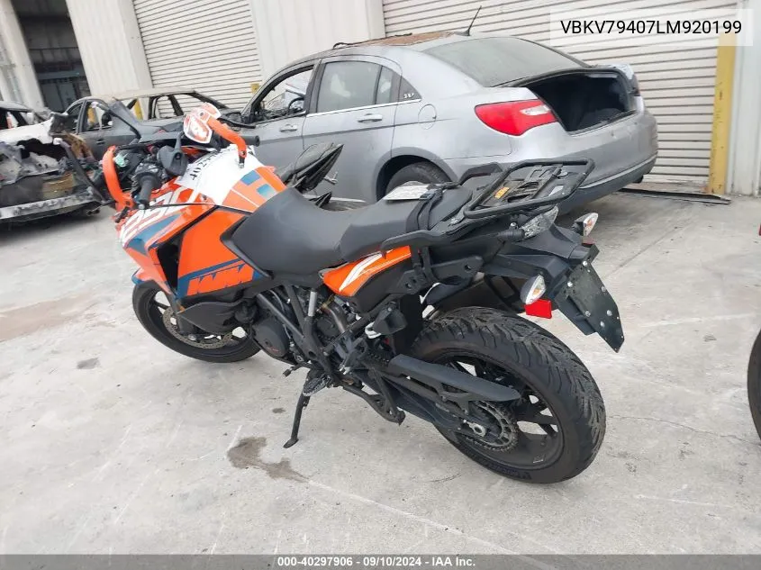 2020 Ktm 1290 Super Adventure S VIN: VBKV79407LM920199 Lot: 40297906