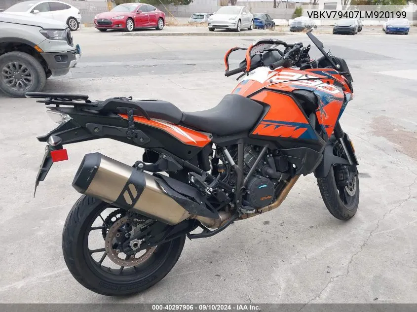 2020 Ktm 1290 Super Adventure S VIN: VBKV79407LM920199 Lot: 40297906