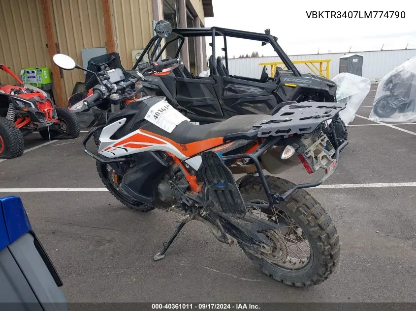 VBKTR3407LM774790 2020 Ktm 790 Adventure R