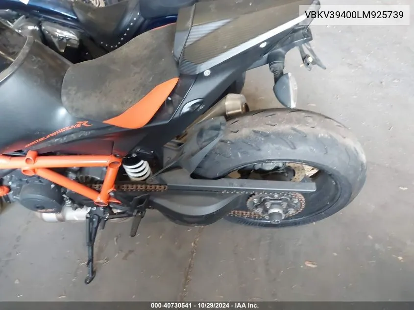 2020 Ktm 1290 Super Duke R VIN: VBKV39400LM925739 Lot: 40730541