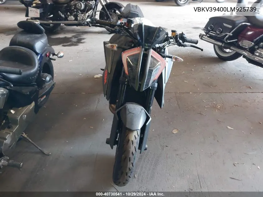 2020 Ktm 1290 Super Duke R VIN: VBKV39400LM925739 Lot: 40730541