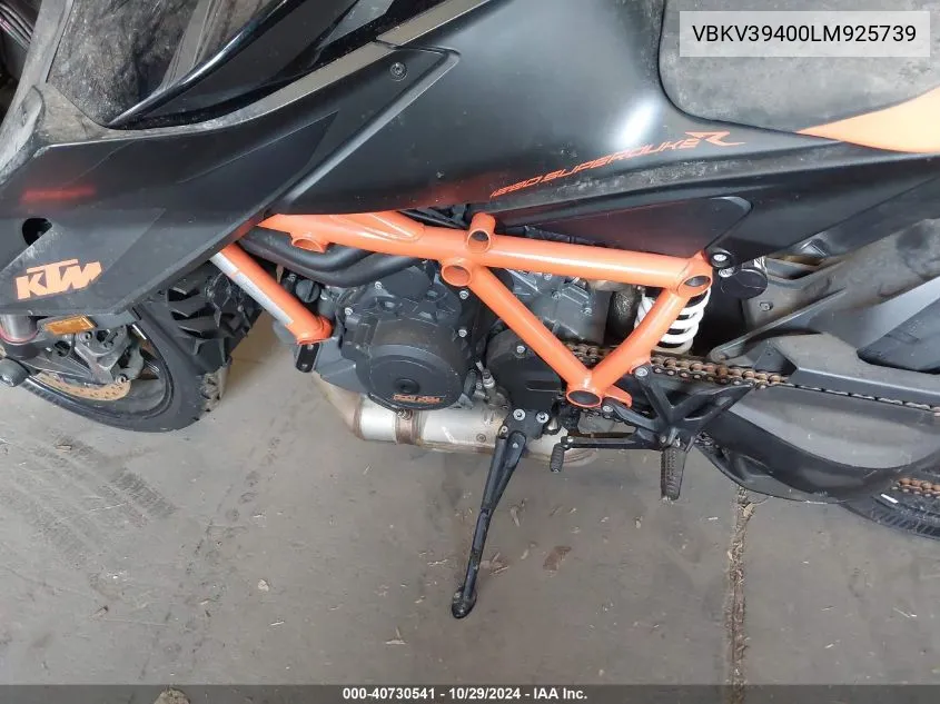 2020 Ktm 1290 Super Duke R VIN: VBKV39400LM925739 Lot: 40730541