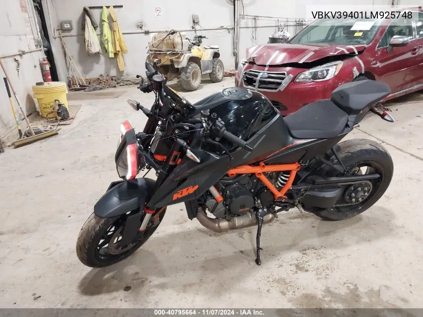 2020 Ktm 1290 Super Duke R VIN: VBKV39401LM925748 Lot: 40795664