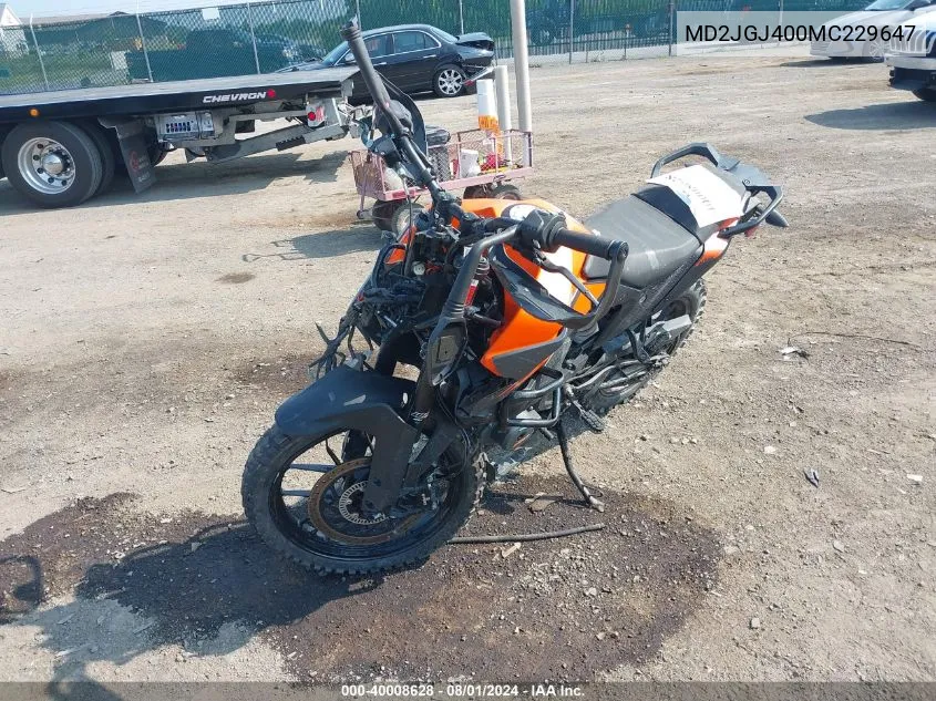 MD2JGJ400MC229647 2021 Ktm 390 Adventure