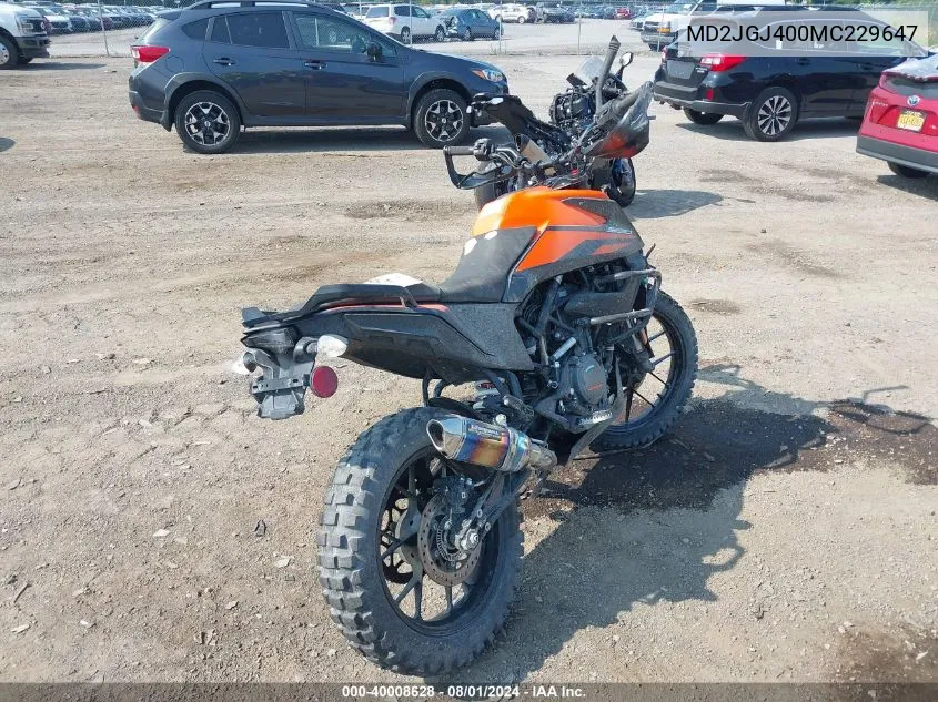 MD2JGJ400MC229647 2021 Ktm 390 Adventure