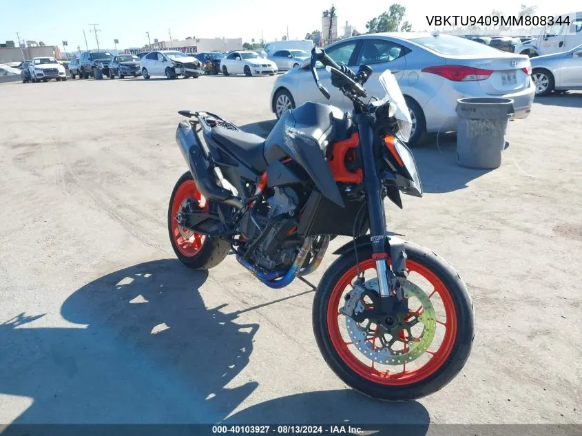 2021 Ktm 890 Duke R VIN: VBKTU9409MM808344 Lot: 40103927