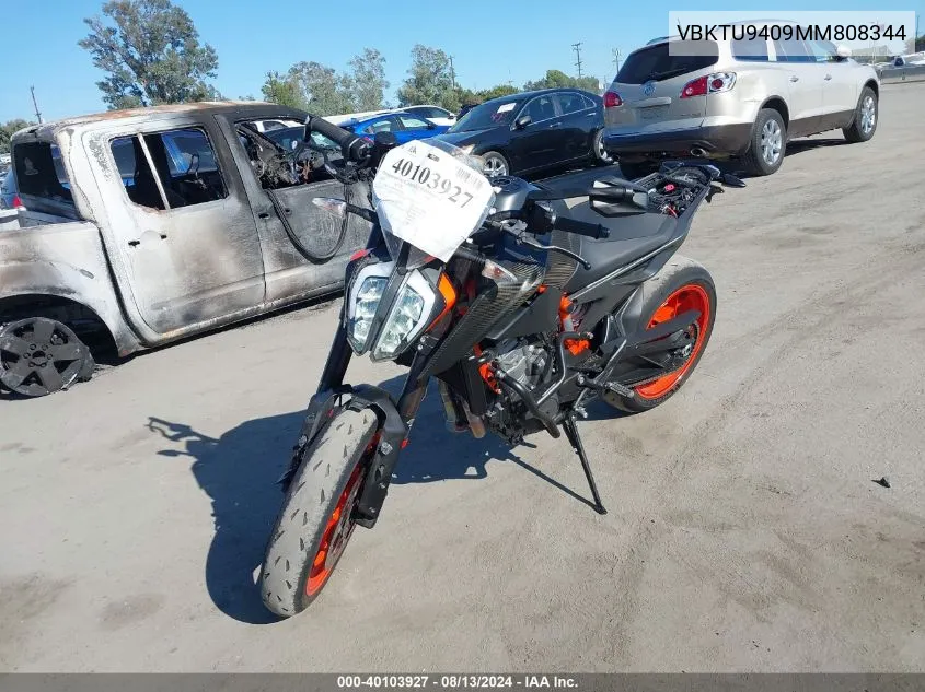 2021 Ktm 890 Duke R VIN: VBKTU9409MM808344 Lot: 40103927