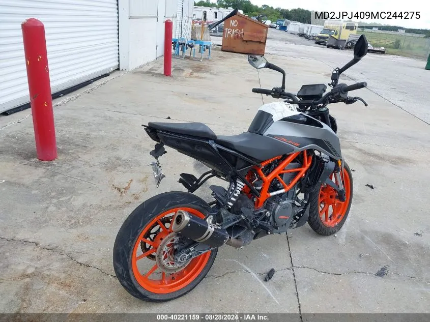 MD2JPJ409MC244275 2021 Ktm 390 Duke