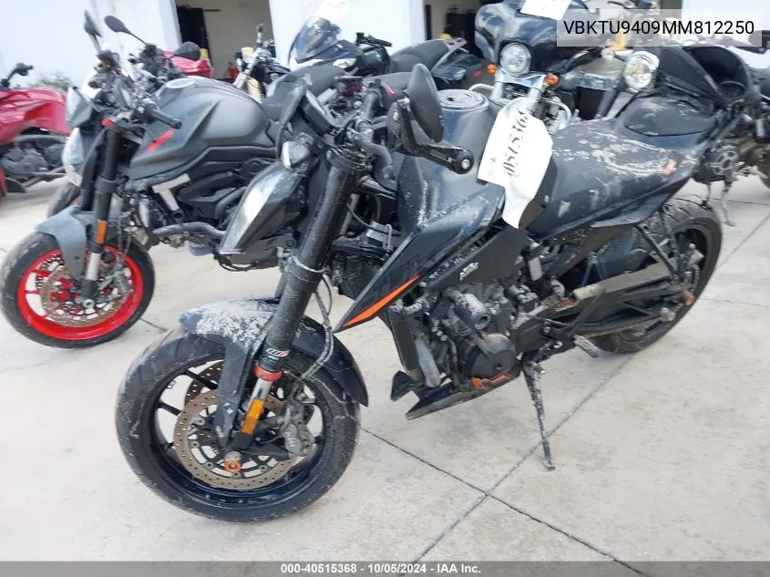 2021 Ktm 890 Duke R VIN: VBKTU9409MM812250 Lot: 40515368