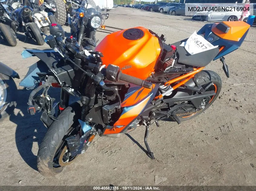 MD2JYJ408NC216904 2022 Ktm 390 Rc