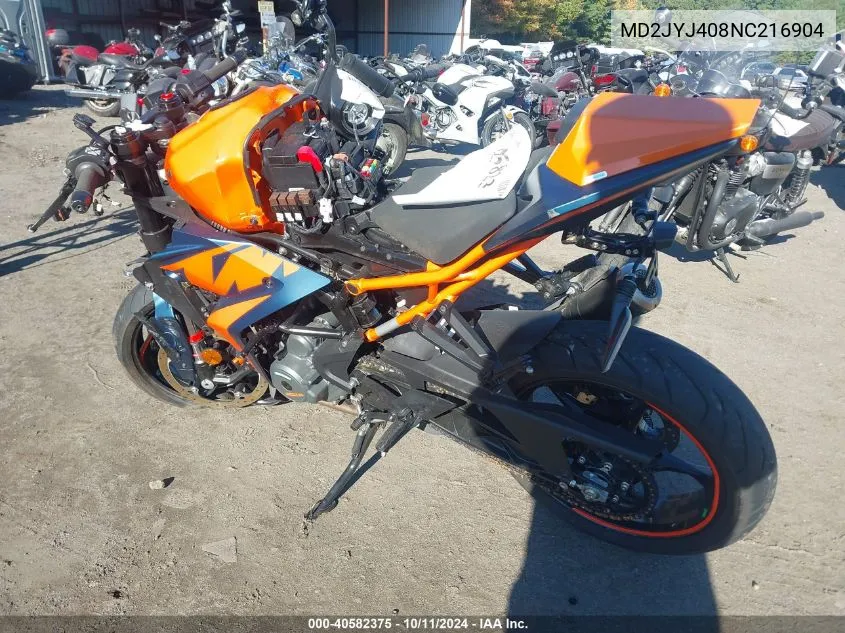 MD2JYJ408NC216904 2022 Ktm 390 Rc