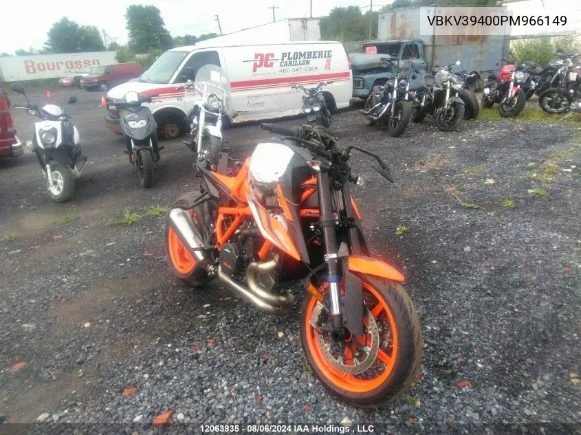 2023 Ktm 1290 Super Duke R VIN: VBKV39400PM966149 Lot: 12063935