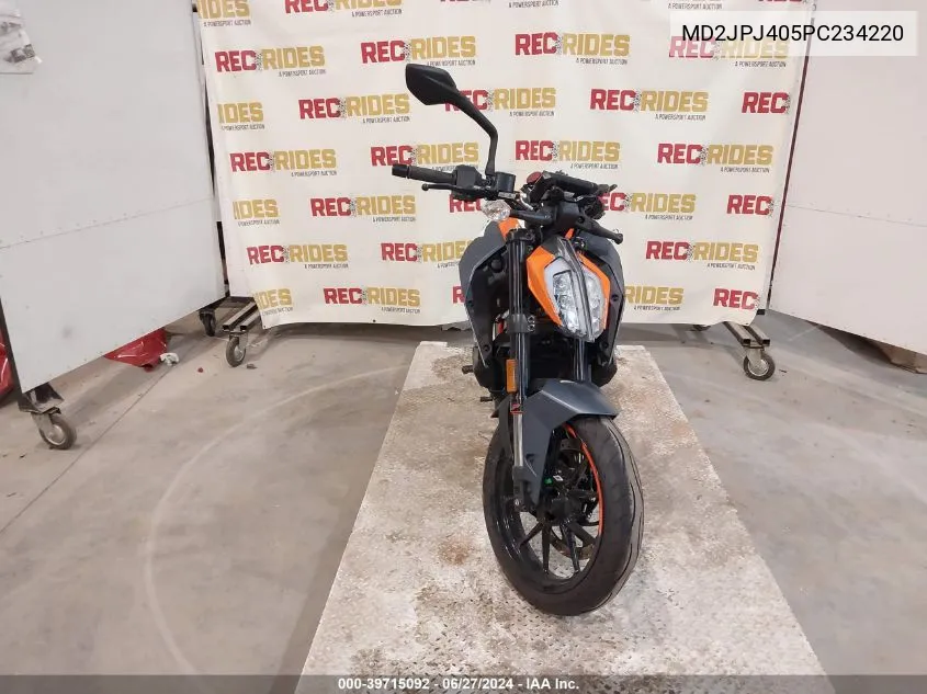 2023 Ktm 390 Duke VIN: MD2JPJ405PC234220 Lot: 39715092